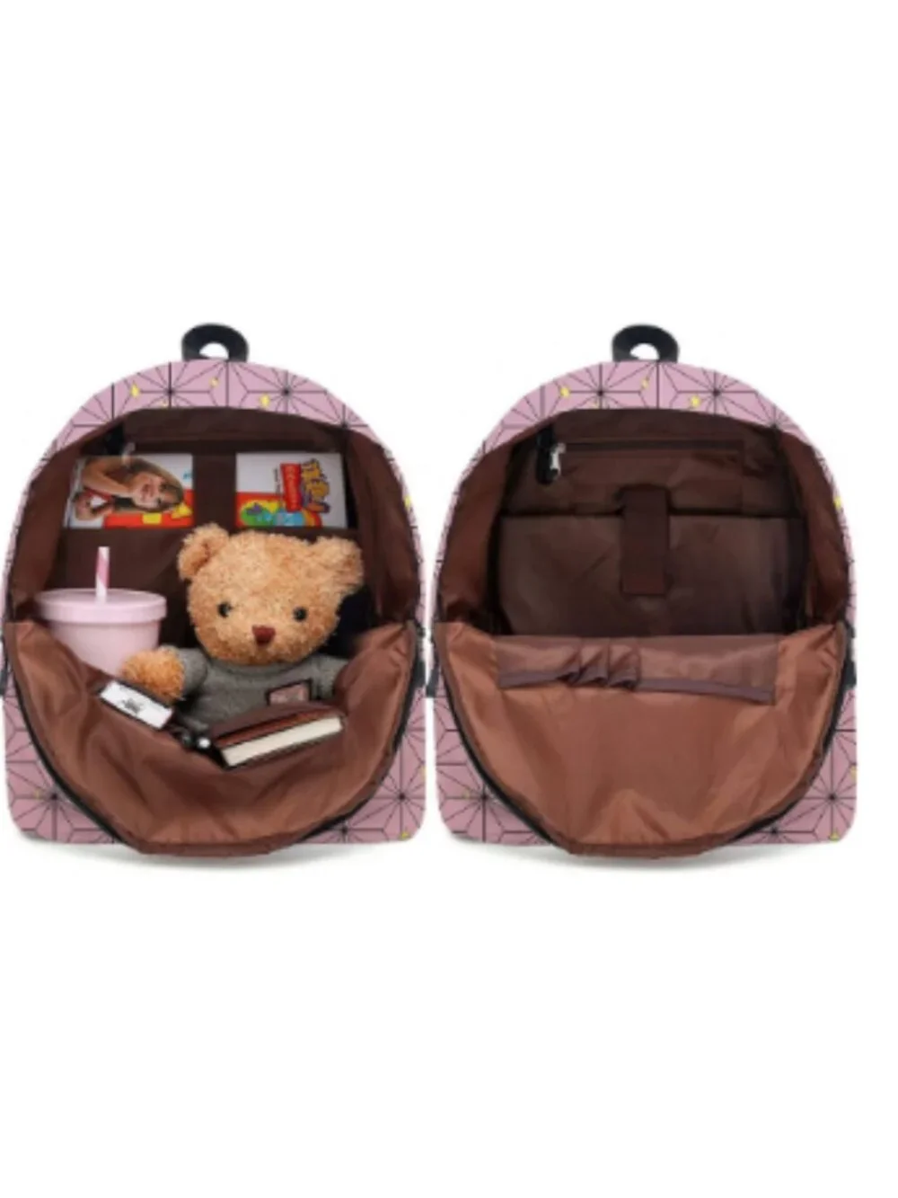 Nezuko Kamado Demon Slayer Kids Pink Black Small Anime 2pc  Backpack Set